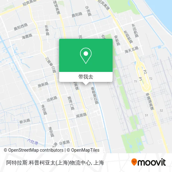 阿特拉斯.科普柯亚太(上海)物流中心地图