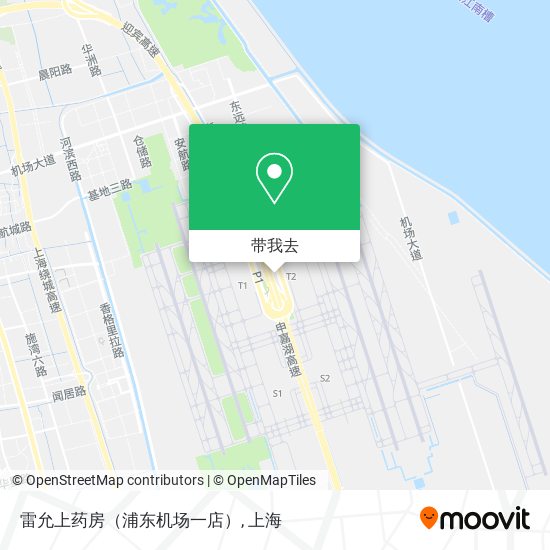 雷允上药房（浦东机场一店）地图