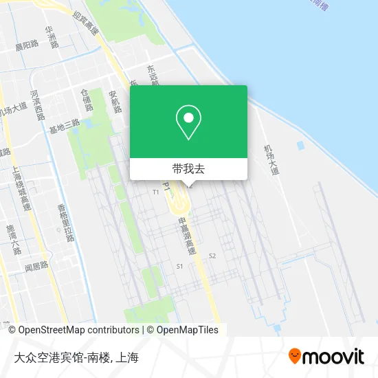 大众空港宾馆-南楼地图
