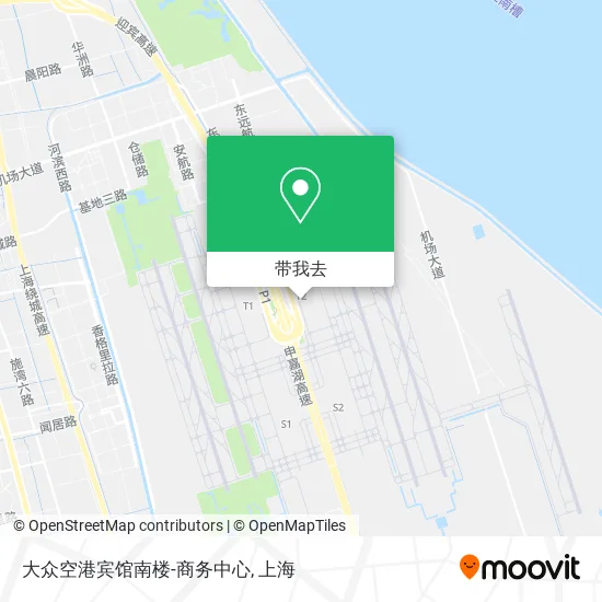 大众空港宾馆南楼-商务中心地图