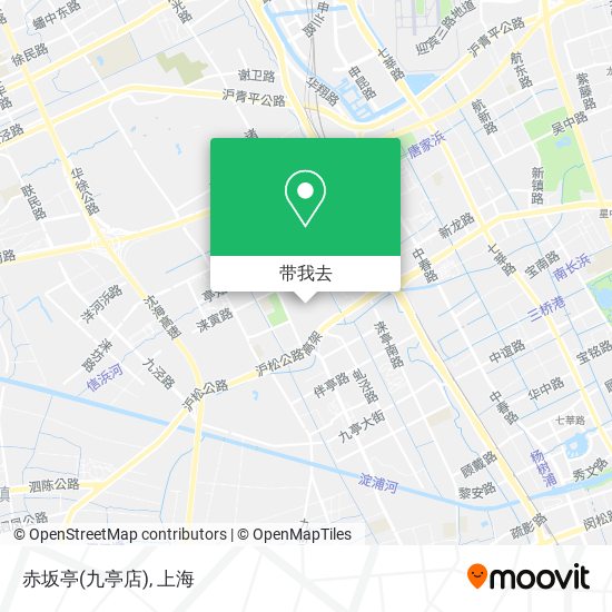 赤坂亭(九亭店)地图