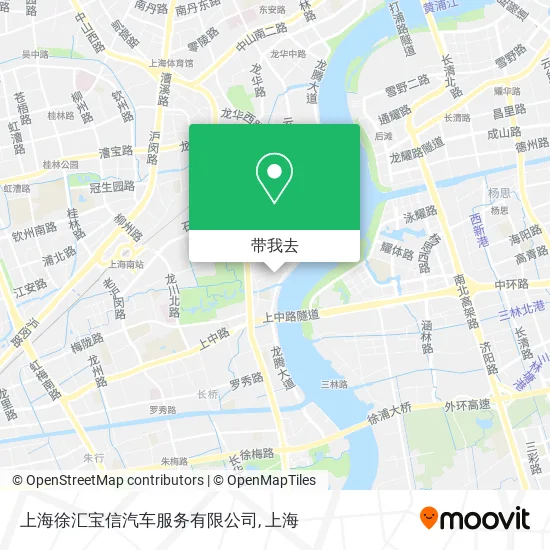 上海徐汇宝信汽车服务有限公司地图