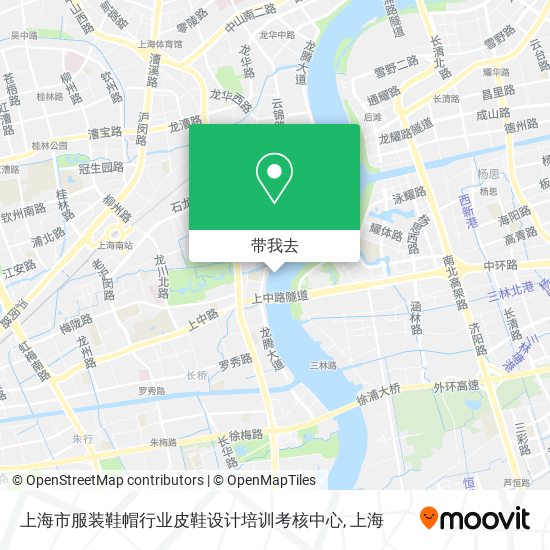 上海市服装鞋帽行业皮鞋设计培训考核中心地图