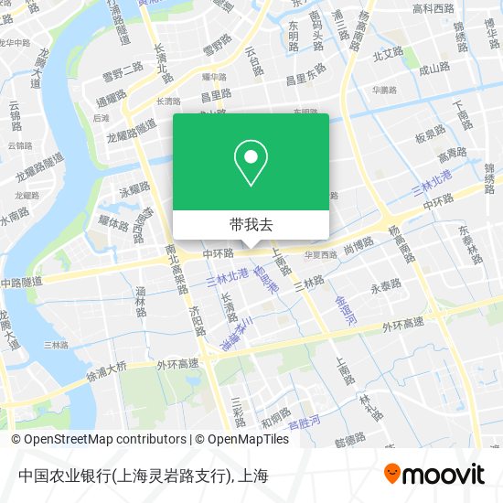 中国农业银行(上海灵岩路支行)地图