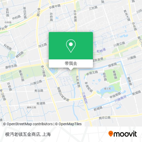 横沔老镇五金商店地图