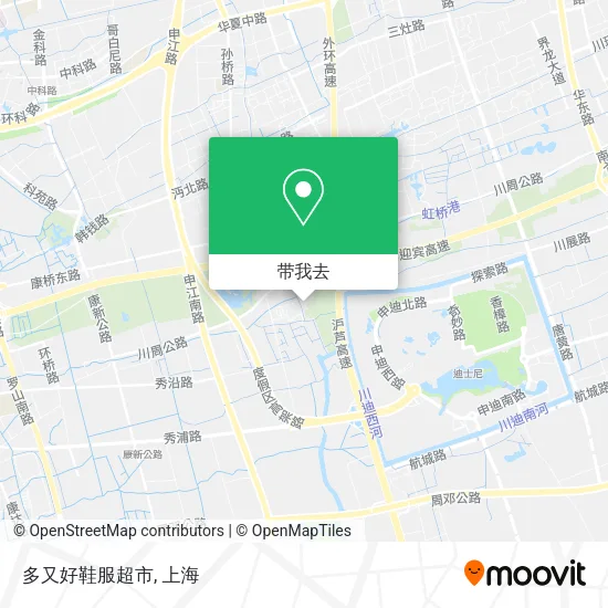 多又好鞋服超市地图