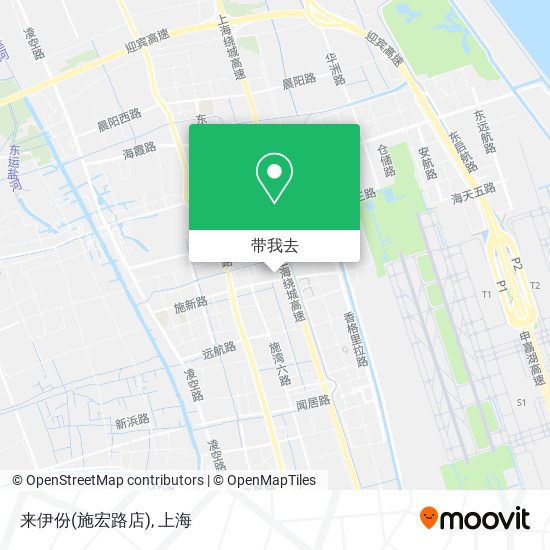 来伊份(施宏路店)地图