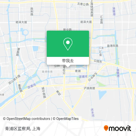 青浦区监察局地图