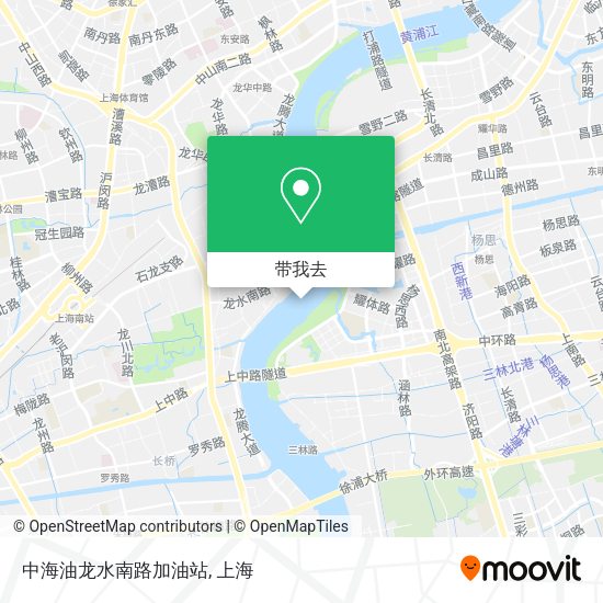 中海油龙水南路加油站地图
