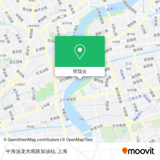 中海油龙水南路加油站地图