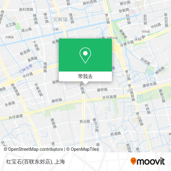 红宝石(百联东郊店)地图