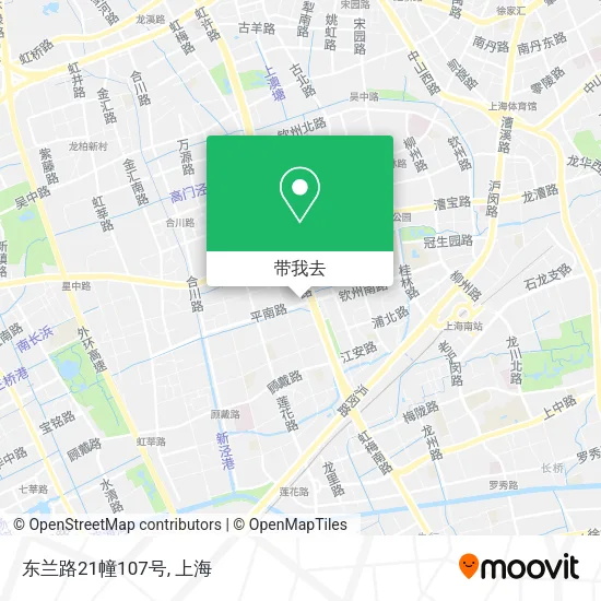 东兰路21幢107号地图