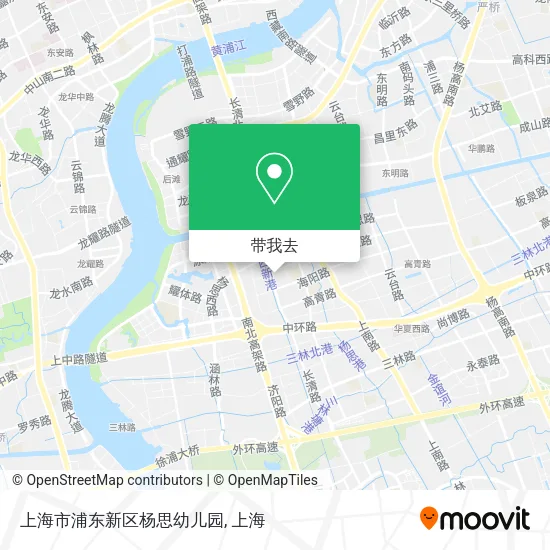 上海市浦东新区杨思幼儿园地图