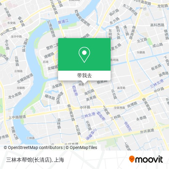 三林本帮馆(长清店)地图