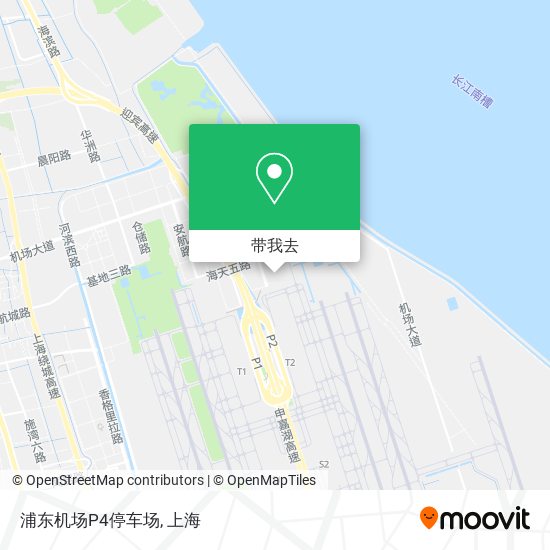 浦东机场P4停车场地图