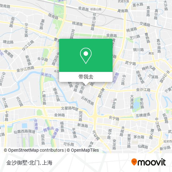 金沙御墅-北门地图
