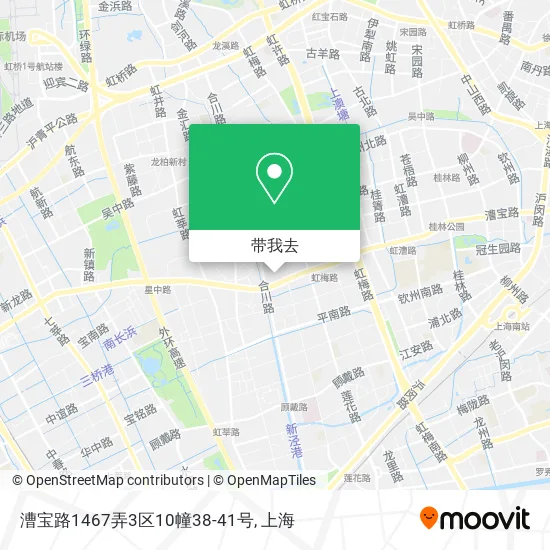 漕宝路1467弄3区10幢38-41号地图