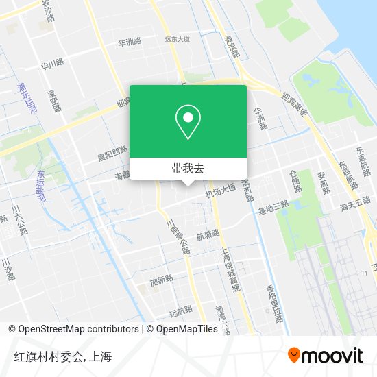 红旗村村委会地图