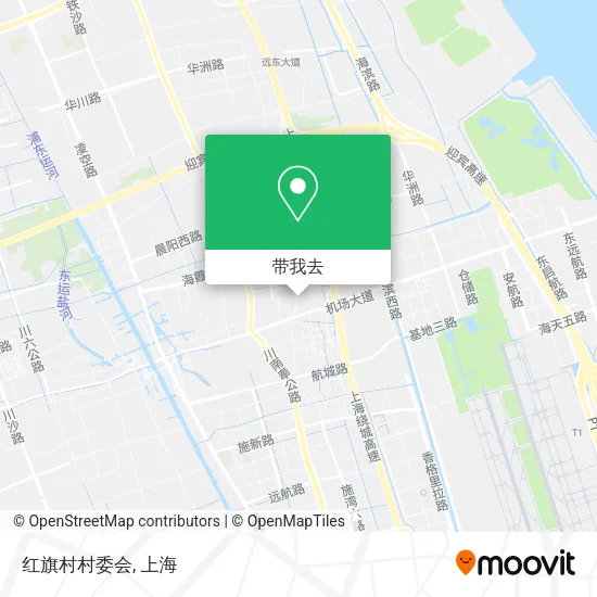 红旗村村委会地图