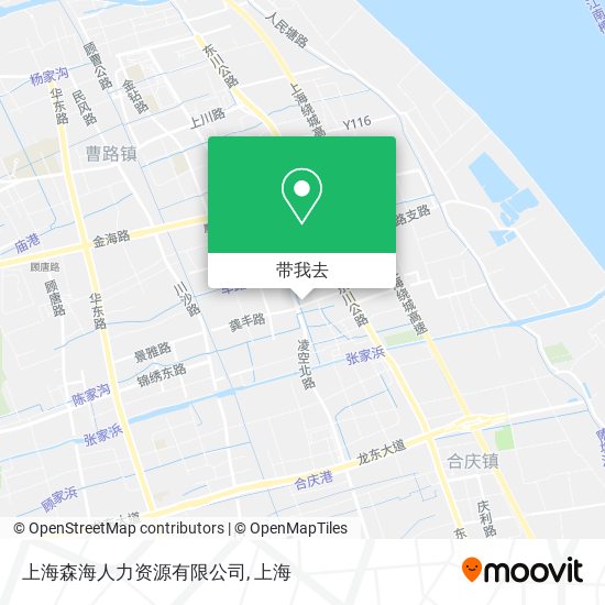 上海森海人力资源有限公司地图