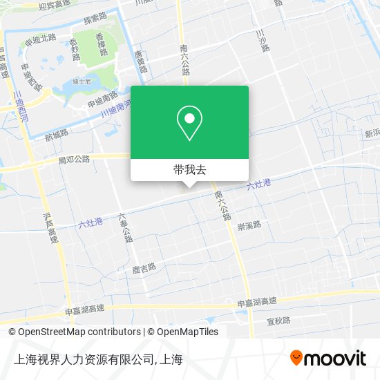 上海视界人力资源有限公司地图