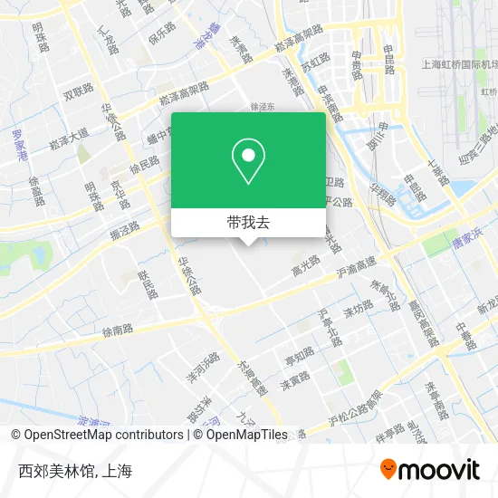 西郊美林馆地图