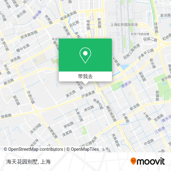 海天花园别墅地图