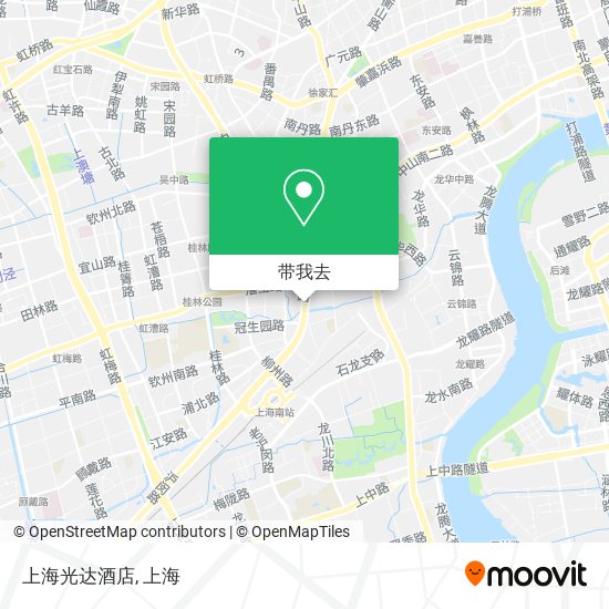 上海光达酒店地图