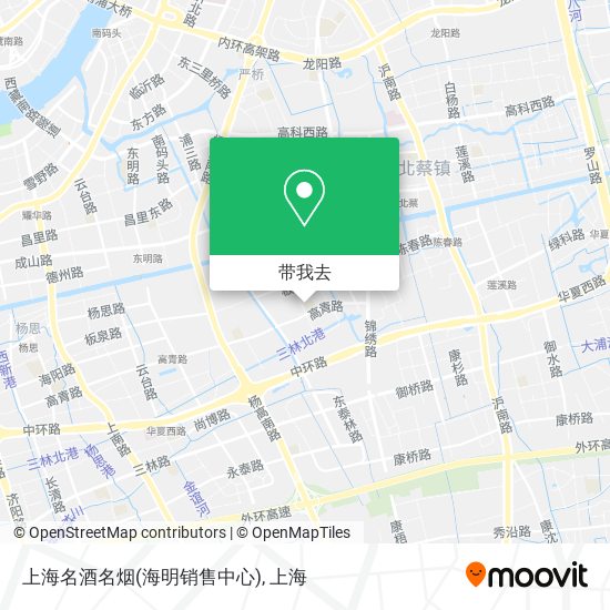 上海名酒名烟(海明销售中心)地图