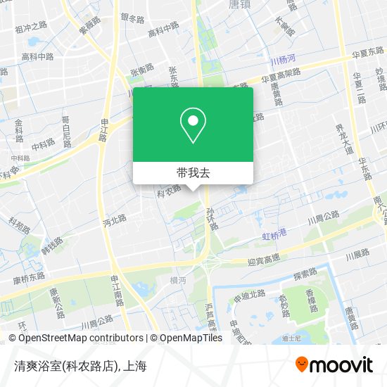清爽浴室(科农路店)地图