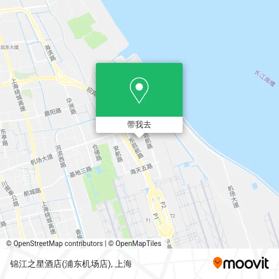 锦江之星酒店(浦东机场店)地图