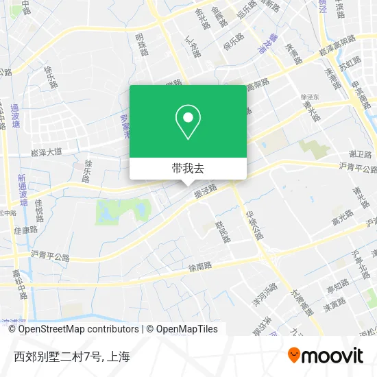 西郊别墅二村7号地图