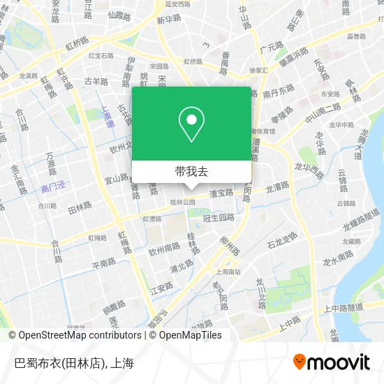 巴蜀布衣(田林店)地图