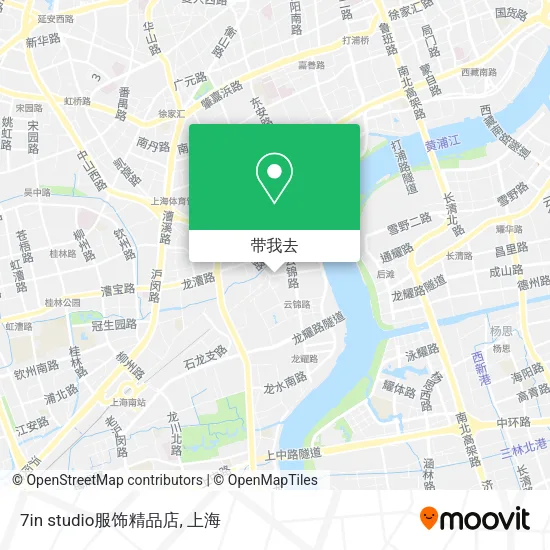 7in studio服饰精品店地图