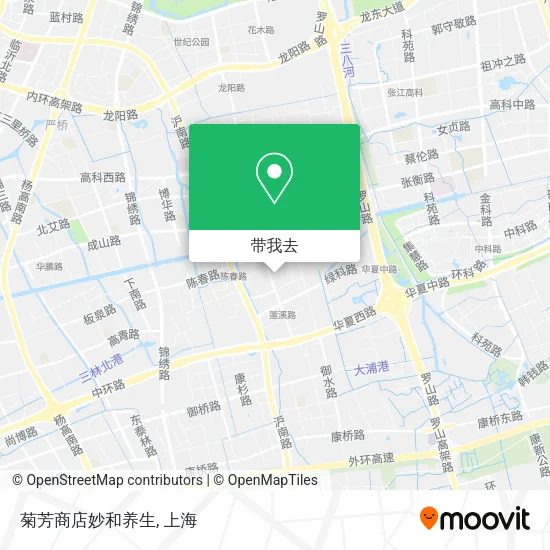 菊芳商店妙和养生地图