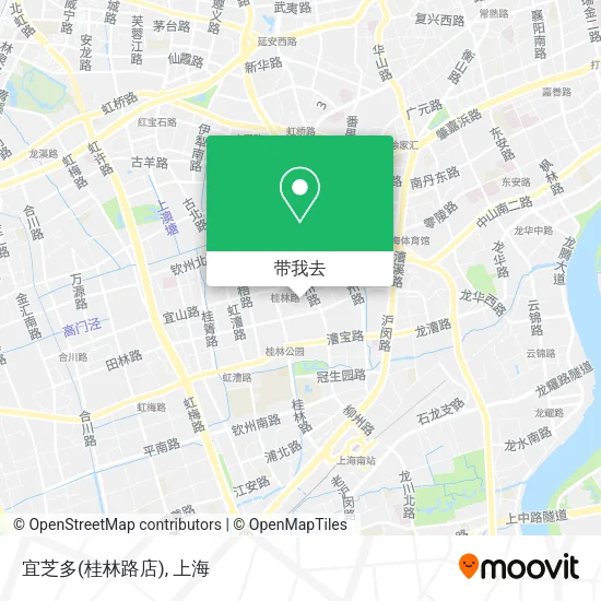 宜芝多(桂林路店)地图