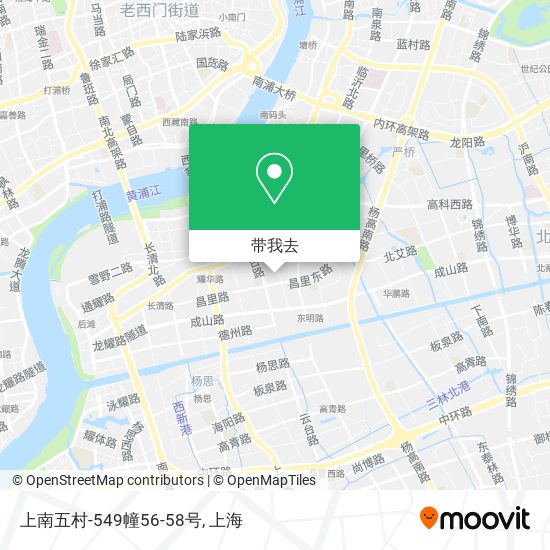 上南五村-549幢56-58号地图