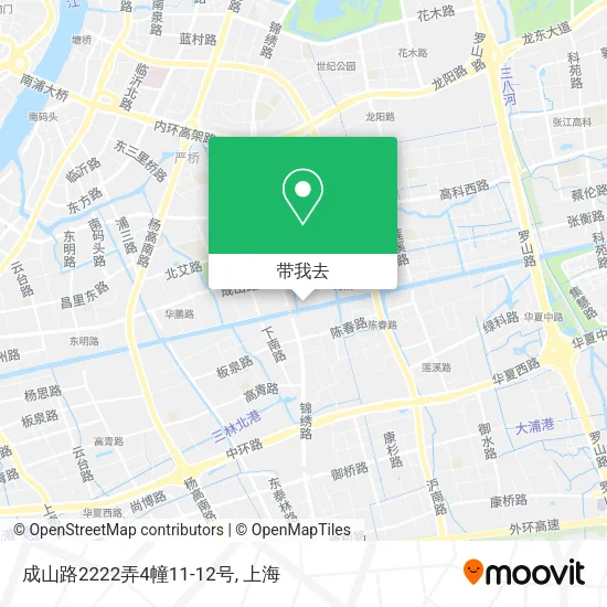 成山路2222弄4幢11-12号地图