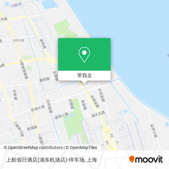 上航假日酒店(浦东机场店)-停车场地图