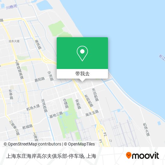 上海东庄海岸高尔夫俱乐部-停车场地图