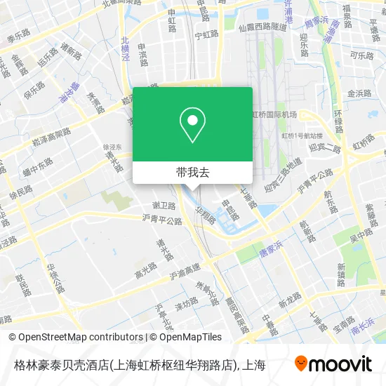 格林豪泰贝壳酒店(上海虹桥枢纽华翔路店)地图
