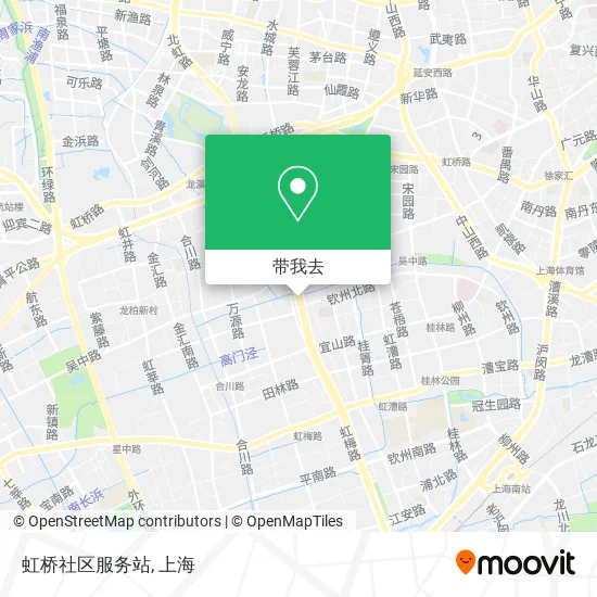 虹桥社区服务站地图