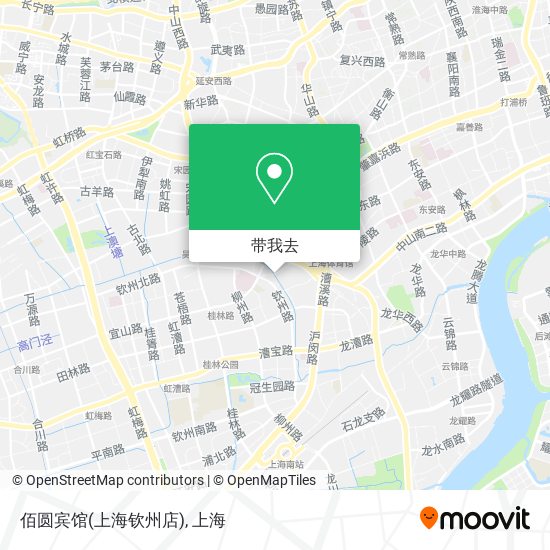 佰圆宾馆(上海钦州店)地图
