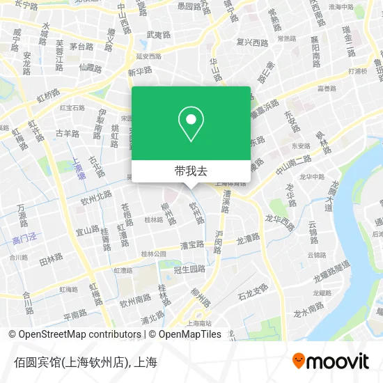 佰圆宾馆(上海钦州店)地图