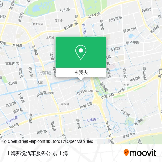 上海邦悦汽车服务公司地图