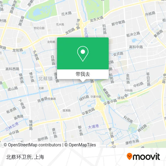 北蔡环卫所地图