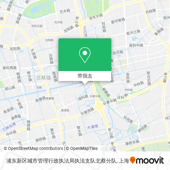 浦东新区城市管理行政执法局执法支队北蔡分队地图