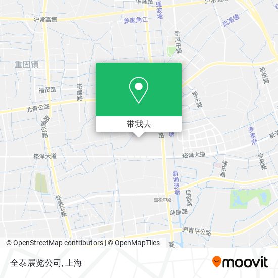 全泰展览公司地图