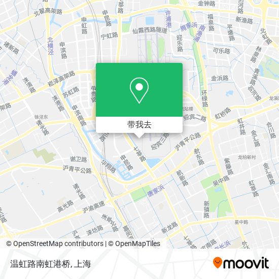 温虹路南虹港桥地图