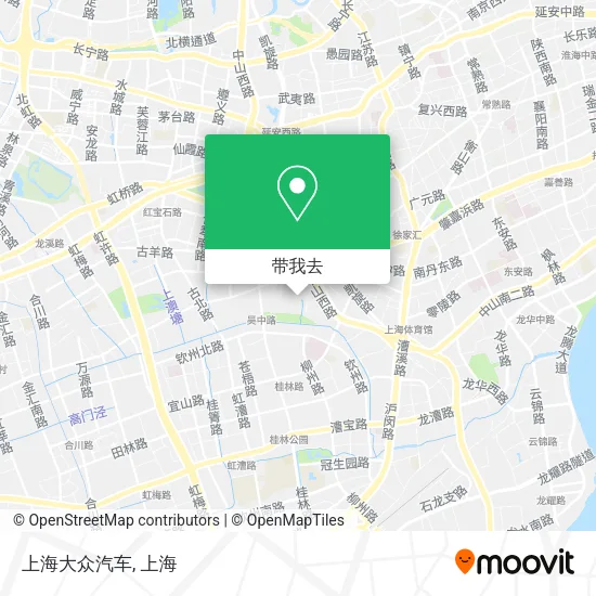 上海大众汽车地图